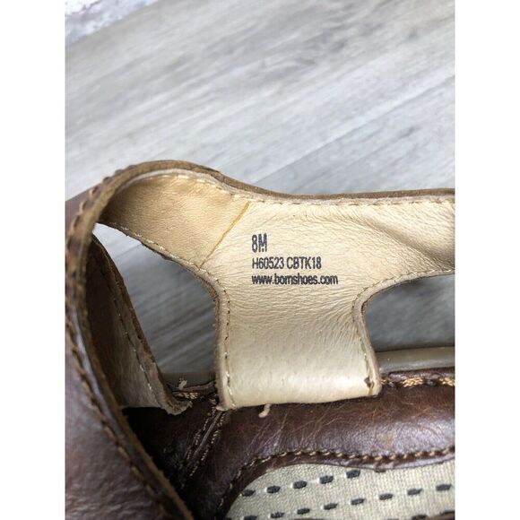 Born Brown Leather Fisherman Casual Adjustable Strap Sandals Men’s Sz 8M US/41EU